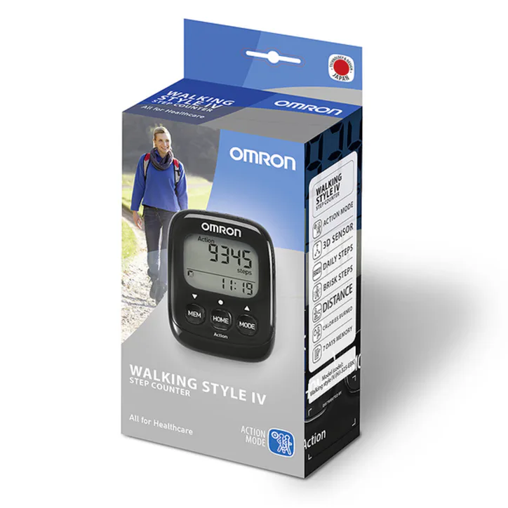 Omron Walking Style IV Pedometer Black detail 2