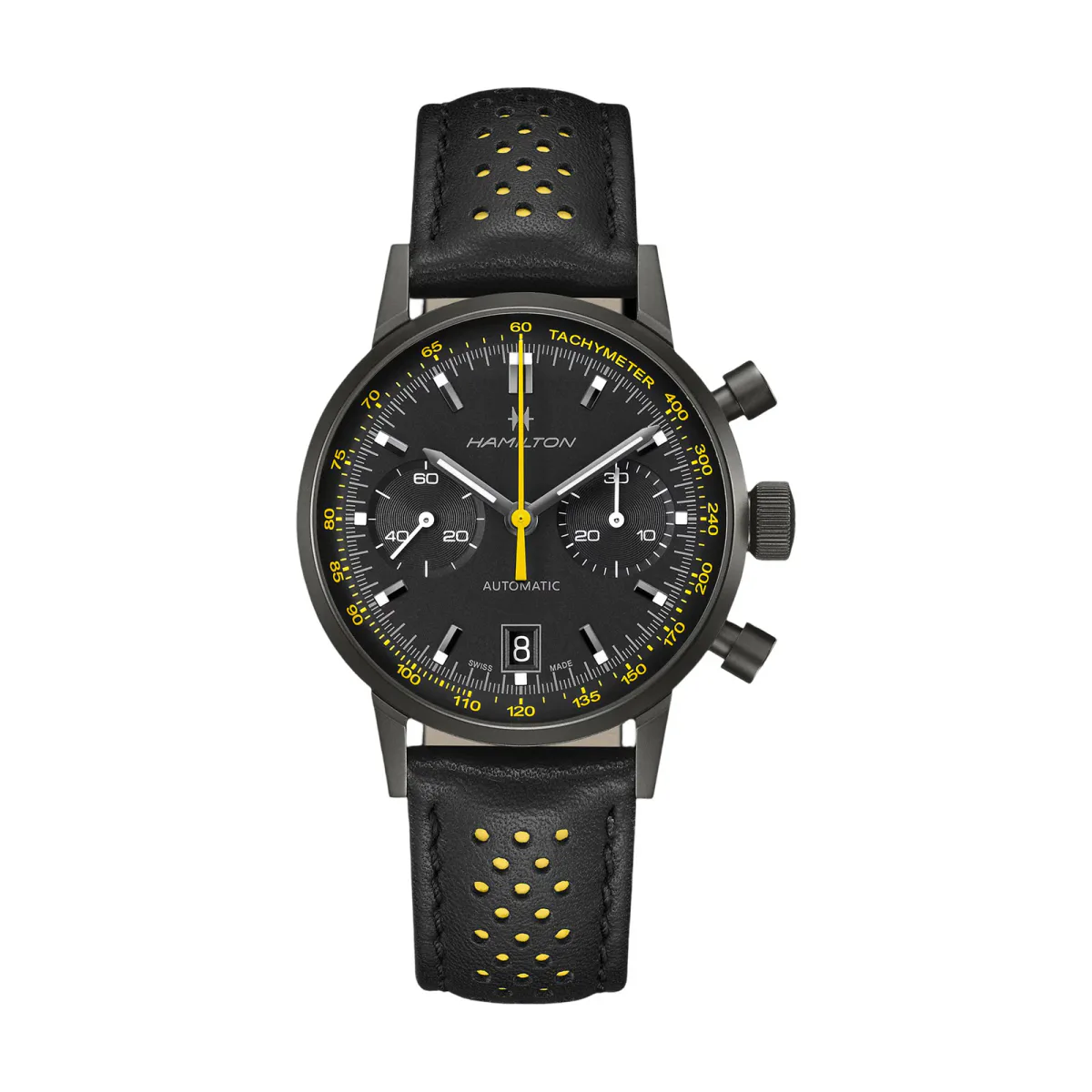 Hamilton American ClassicIntra-Matic Auto Chrono 40mm Unisex Watch Black