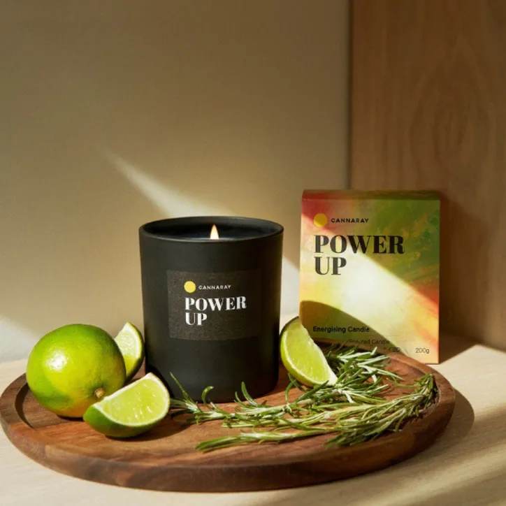 Cannaray Candle Power Up detail 2
