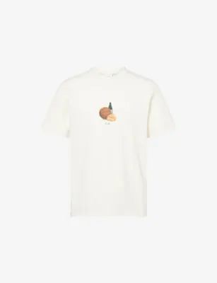 LES DEUX Lemons Graphic-Print Cotton T-Shirt