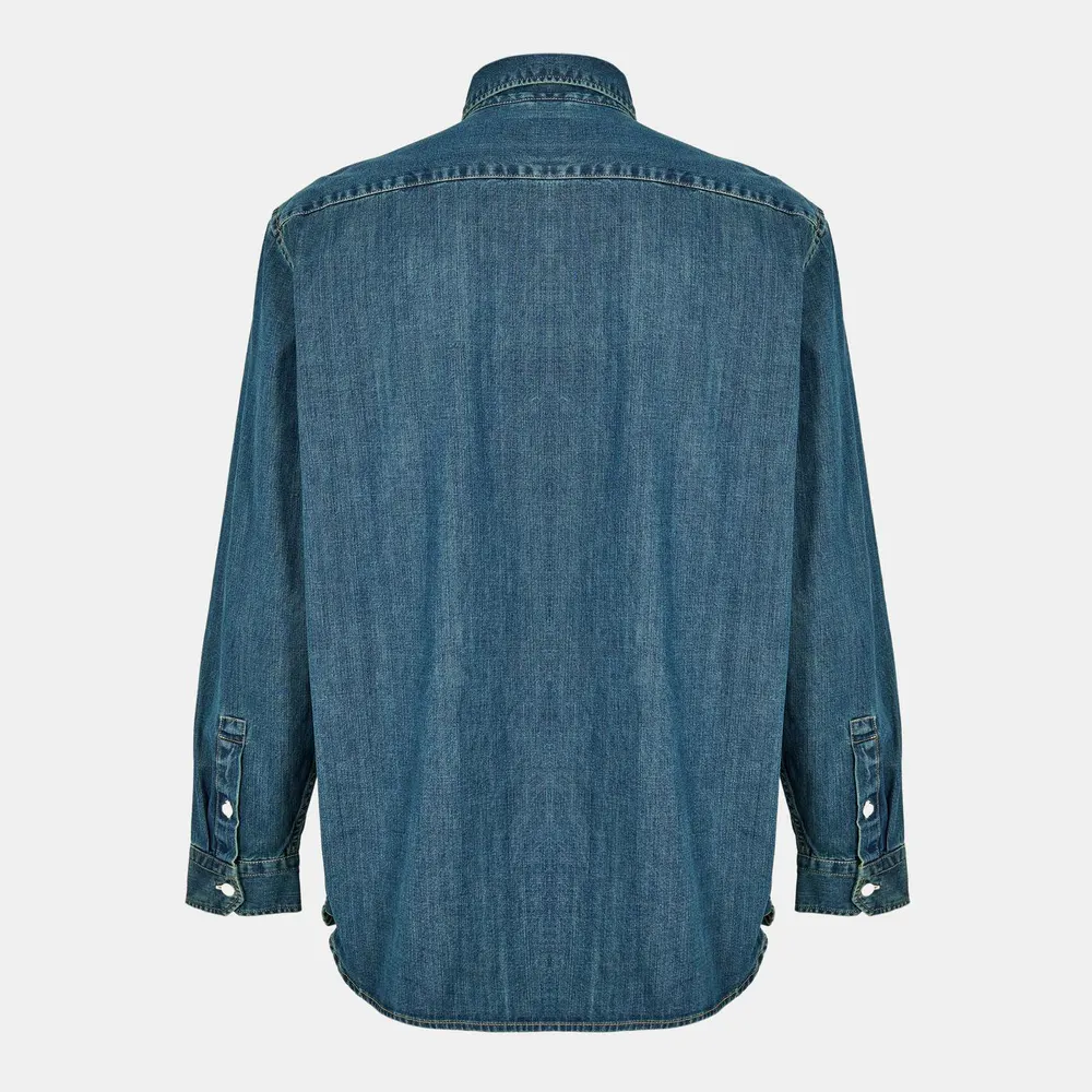 Levis Men's Jackson Worker Long Sleeve Denim Shirt detail 2