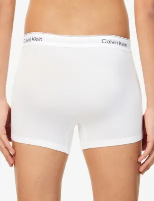 CALVIN KLEIN Icon Relaxed-Fit Stretch-Cotton Trunks detail 3