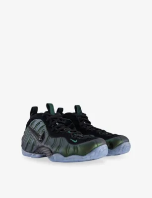 For Him Air Foamposite Pro Woven Trainers - 7.5 in PINE GREEN BLACK, additional product view 3
