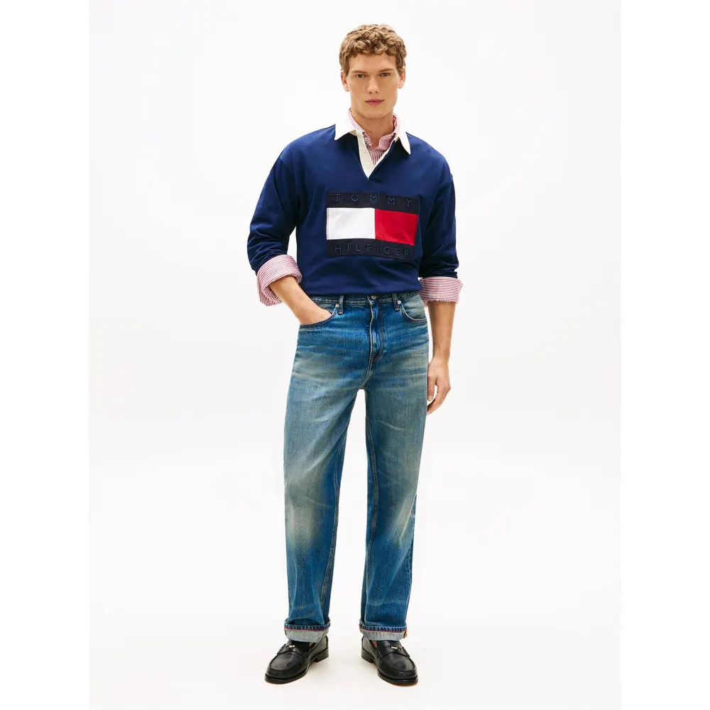 Tommy Hilfiger Men's Rugby Polo Shirt detail 3