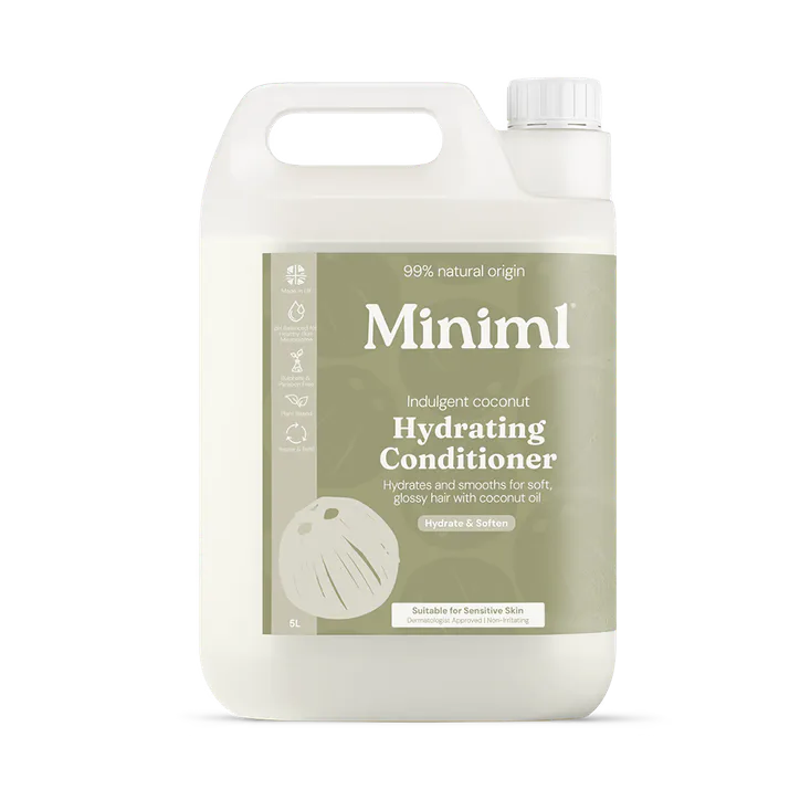 Miniml Hydrating Conditioner for Dry Hair Indulgent Coconut 5L Refill