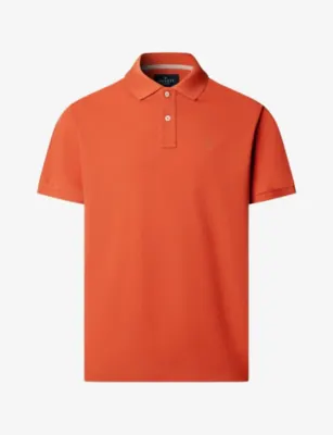 HACKETT Logo-Embroidered Slim-Fit Cotton-Piqué Polo Shirt