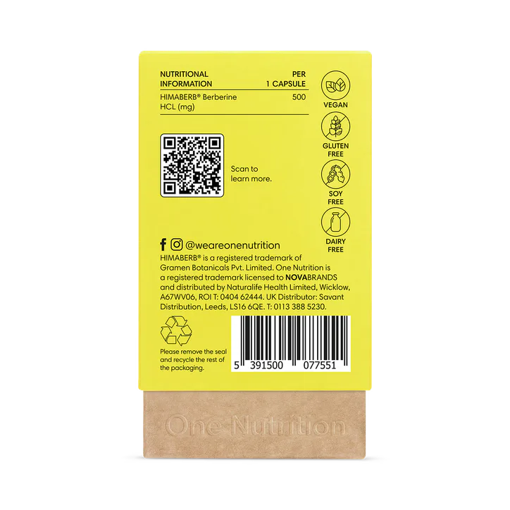 ONE Berberine 60’s, additional product view 3