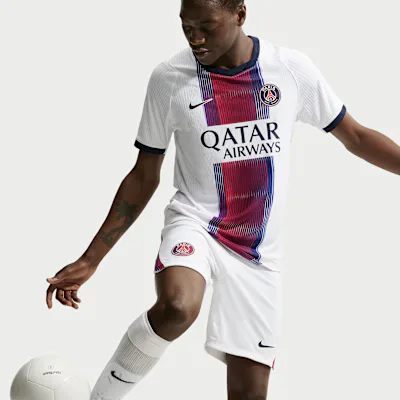 Nike Paris Saint-Germain 2026/27 Match Away Men's Nike Aero-FIT Football Authentic Shirt - White/College Navy/Global Red/College Navy