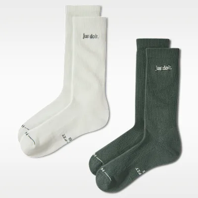 Nike Everyday Elevated Crew Socks (2 Pairs) - Multi-Colour in Multi-Colour – Nike men's and unisex