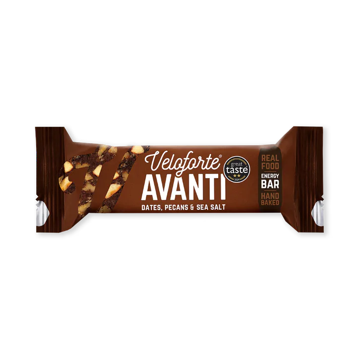 Veloforte Avanti Dates, Pecans & Sea Salt Bar 55g
