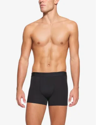 SKIMS Branded-waistband 3in stretch-modal boxer briefs detail 2