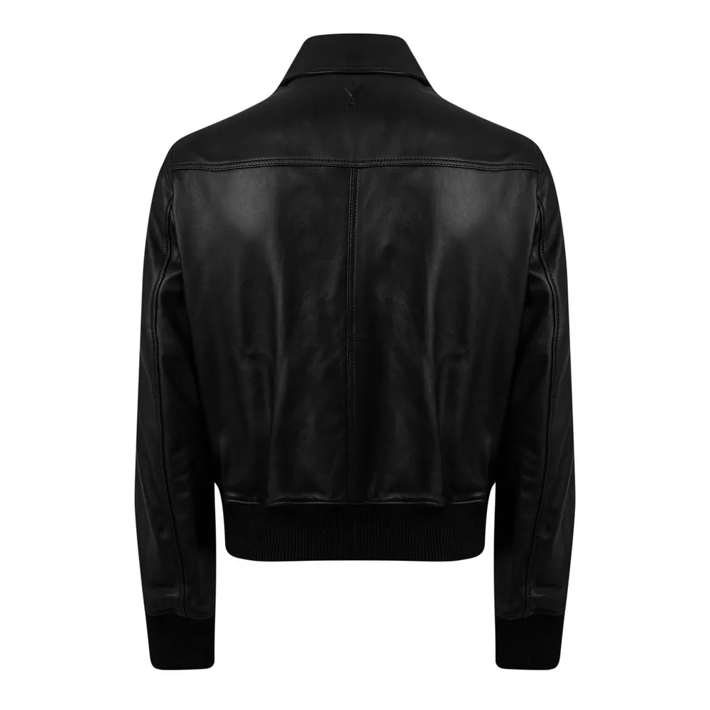 Ami Paris Ami Zipped Leather J Sn64 detail 2