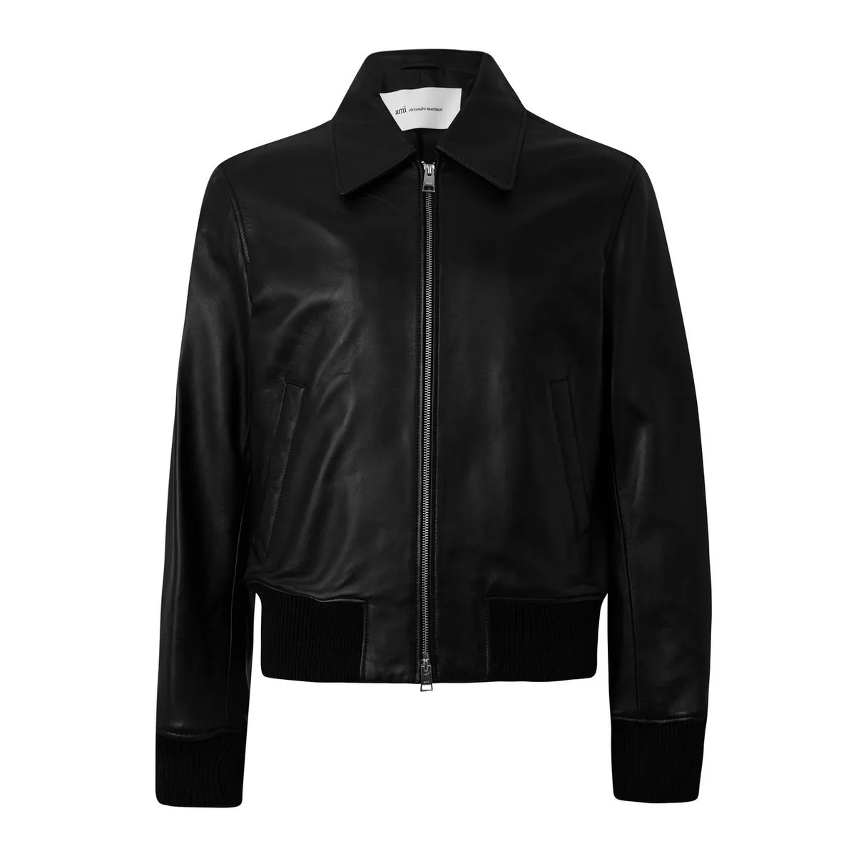 Ami Paris Ami Zipped Leather J Sn64