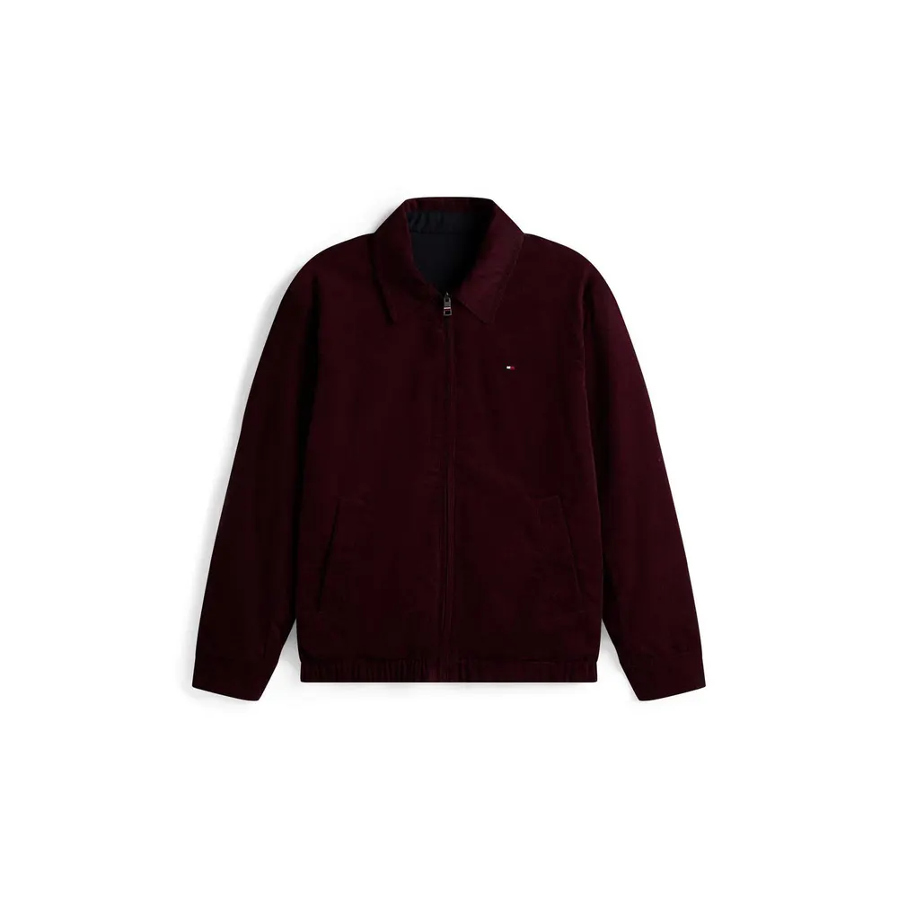 Tommy Hilfiger Men's Reversible Harrington Jacket detail 2