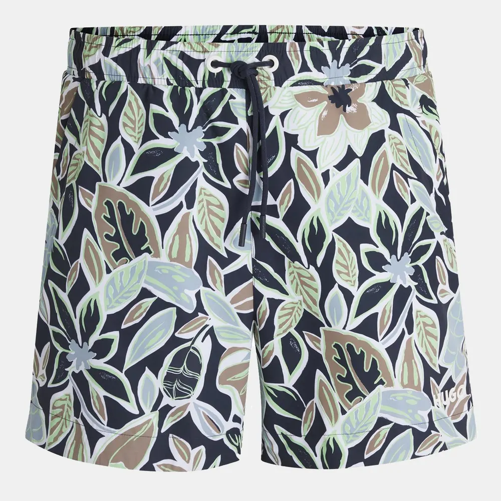 Hugo Men's CALALA Quick-Drying Mesh Lined Swim Shorts