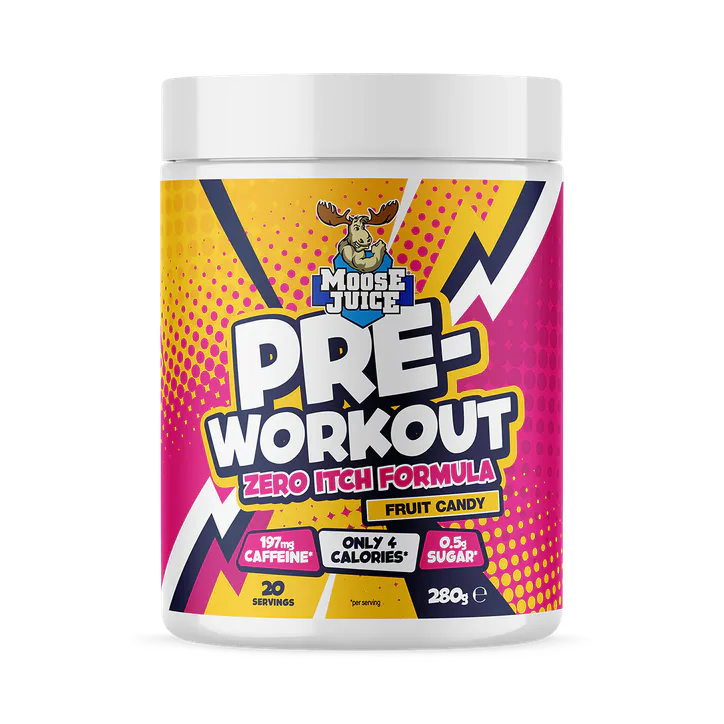Muscle Moose Zero Itch Pre Workout - Fruit Candy 280g