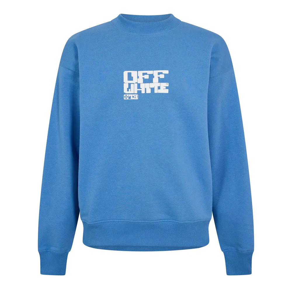Off White Men's Crew Sweatshirt in Allure – Clothing