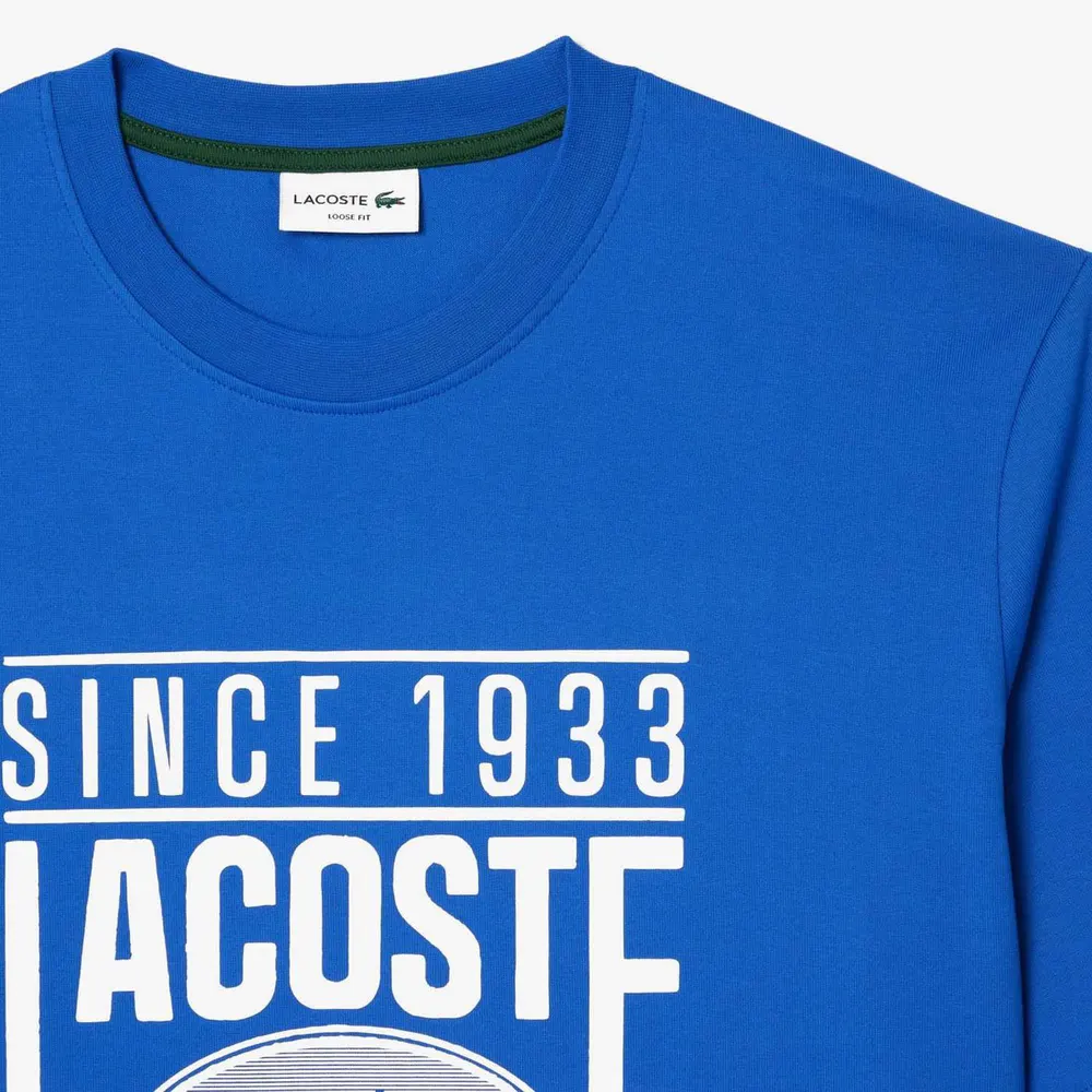 Lacoste Loose-Fit Heavy Cotton Printed T-Shirt detail 2