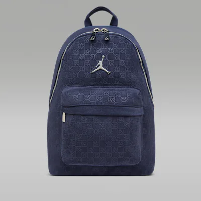 Jordan Suede Monogram Backpack (23.5L) - Midnight Navy