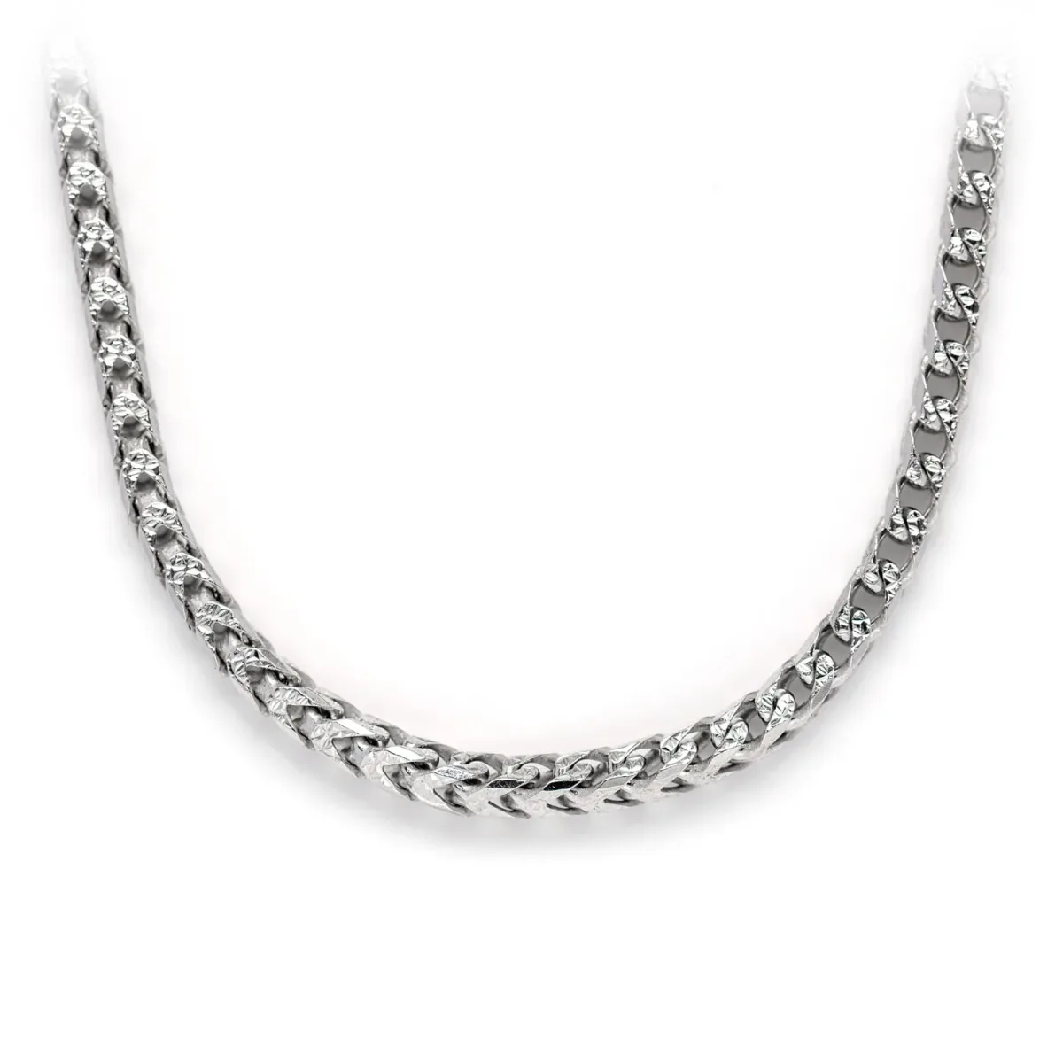 For Him Sterling Silver Franco Chain in 3mm / 925 Sterling Silver / 22" – Chain