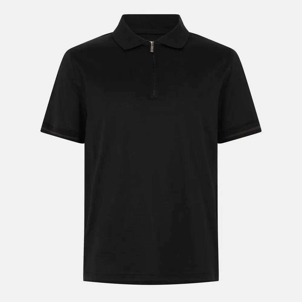Pal Zileri Men's Cotton Long Sleeve Polo Shirt