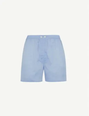 DEREK ROSE Amalfi Batiste relaxed-fit cotton woven boxer shorts detail 2