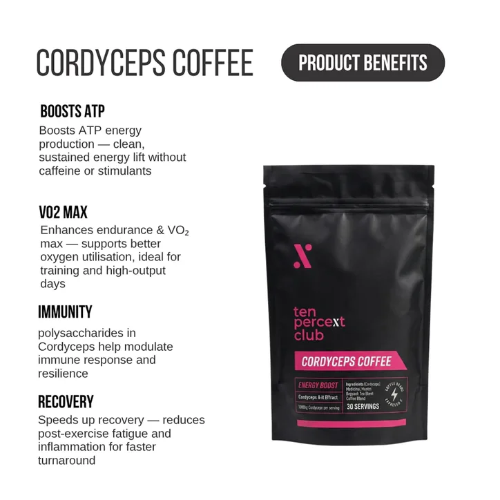 The Ten Percent Club Cordyceps Coffee 1 Pack, additional product view 3