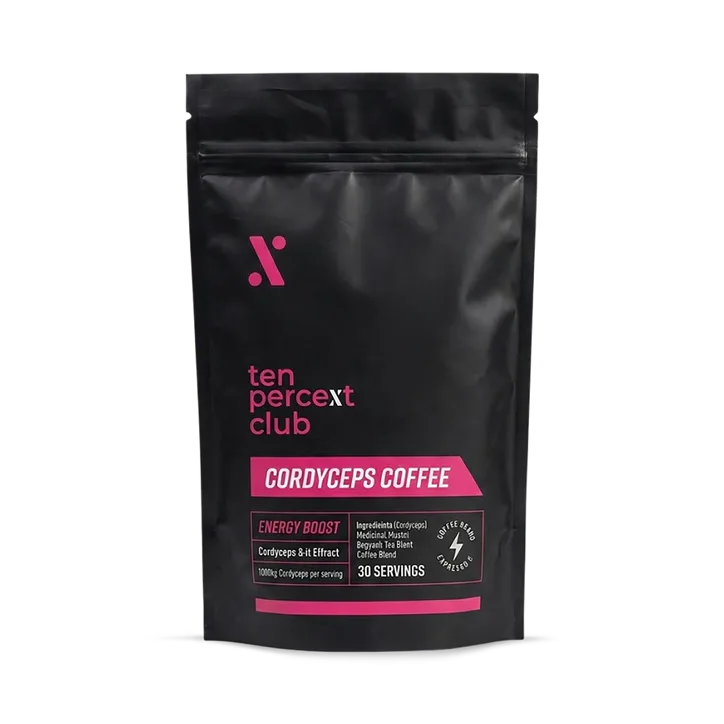 The Ten Percent Club Cordyceps Coffee 1 Pack – Food & Drink > Teas, Coffee & Hot Beverages > Coffee & Coffee Substitutes > Coffee