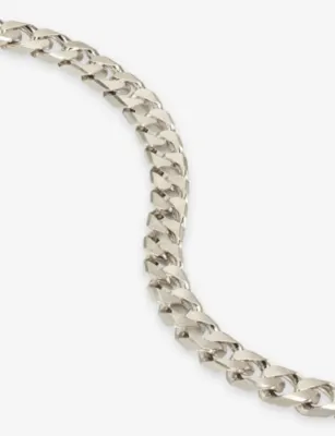 TOM WOOD Frankie Chain Rhodium-Plated 925 Sterling-Silver Necklace detail 3