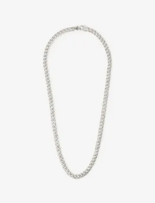 TOM WOOD Frankie Chain Rhodium-Plated 925 Sterling-Silver Necklace