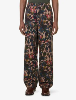 LES DEUX Camo Cotton-Twill Trousers - 32/32 detail 3