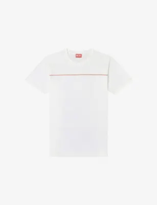 DIESEL T-Norm-Piping Cotton-Jersey T-Shirt