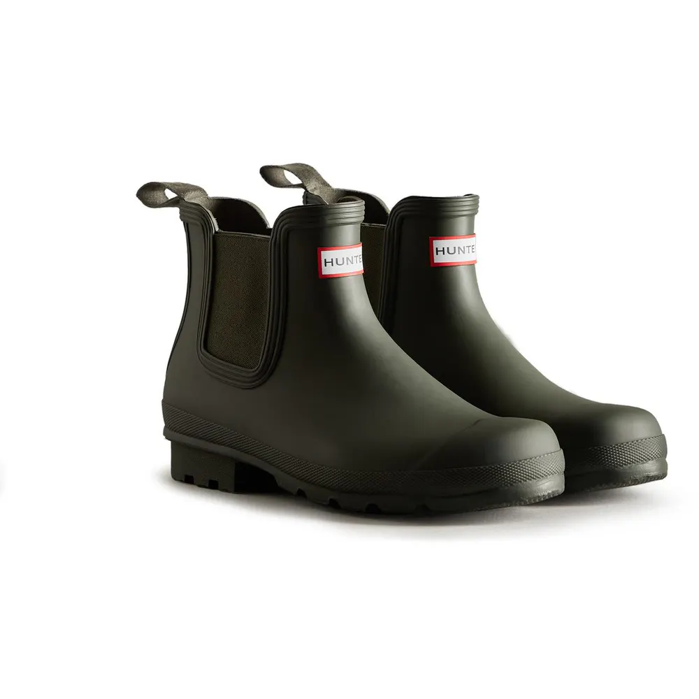 Hunter Men's Wellies in Dark Olive, additional product view 2