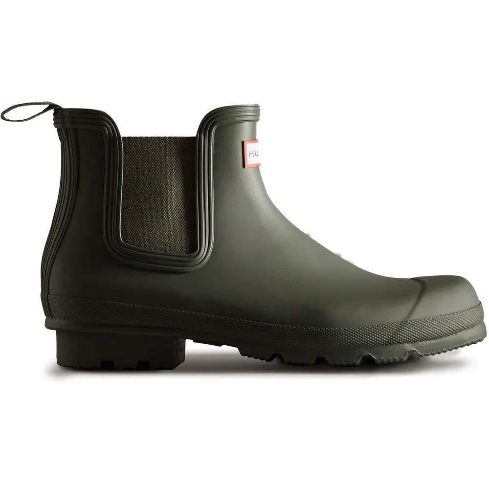 Hunter Men's Wellies in Dark Olive – Footwear