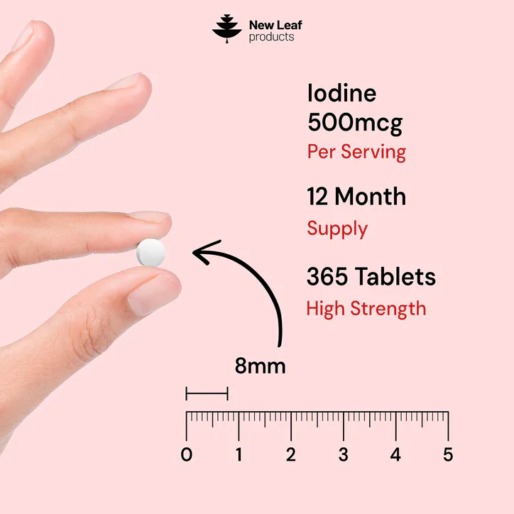 New Leaf Products Iodine Tablets 365 Tablets detail 3