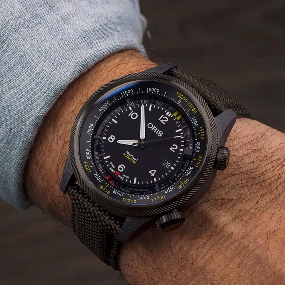 Oris ProPilot Altimeter - Feet Scale 47mm Mens Watch Black detail 2