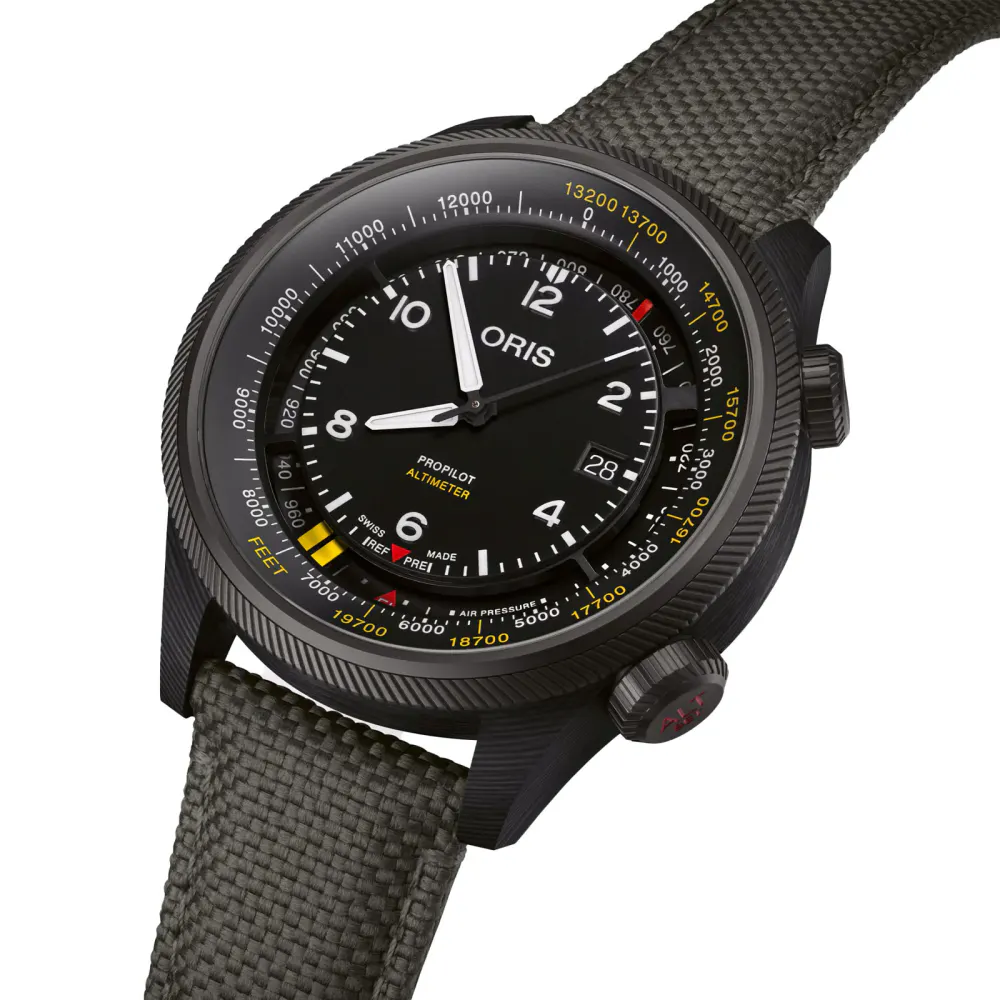 Oris ProPilot Altimeter - Feet Scale 47mm Mens Watch Black detail 3