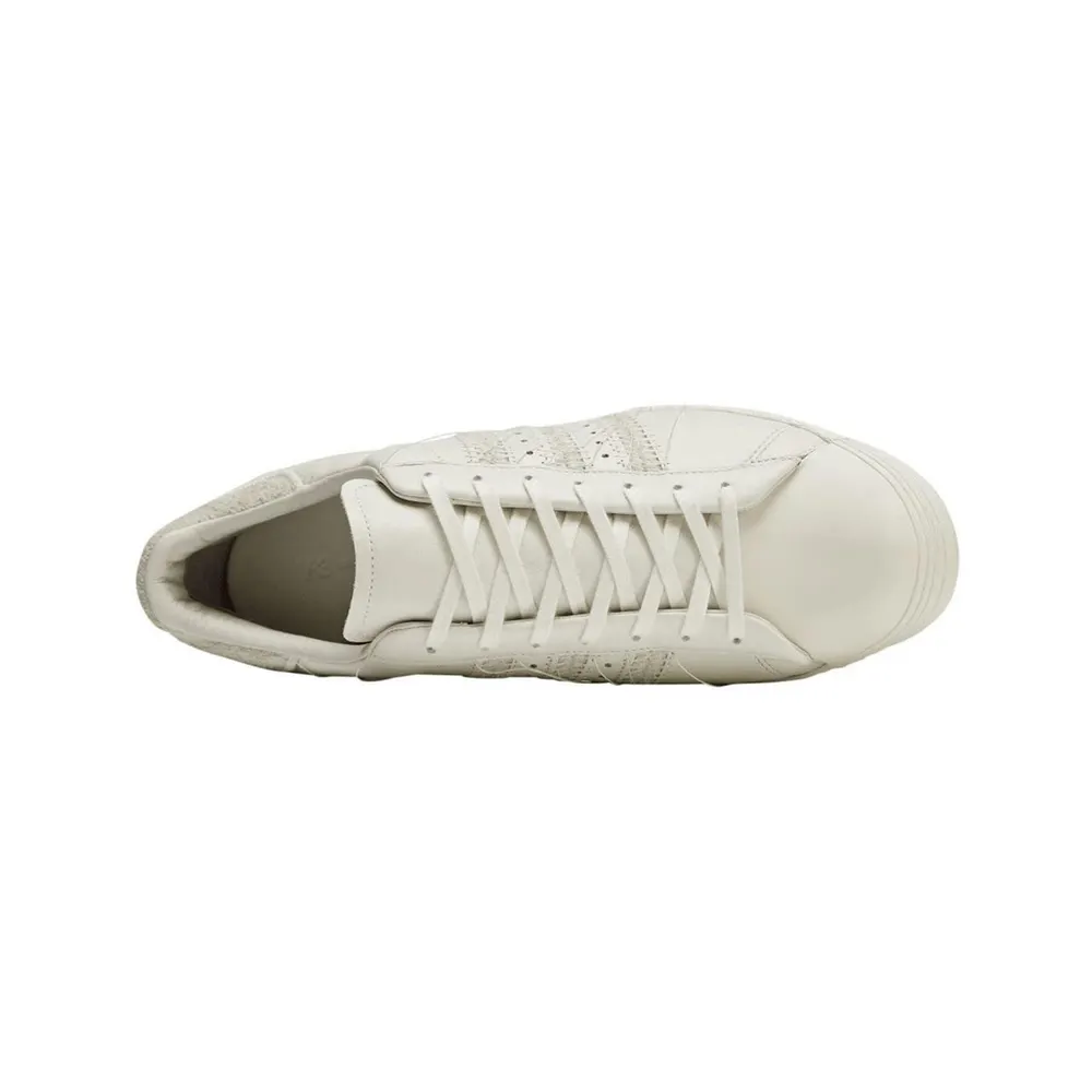 Y3 Superstar Trainers in Off White, additional product view 3