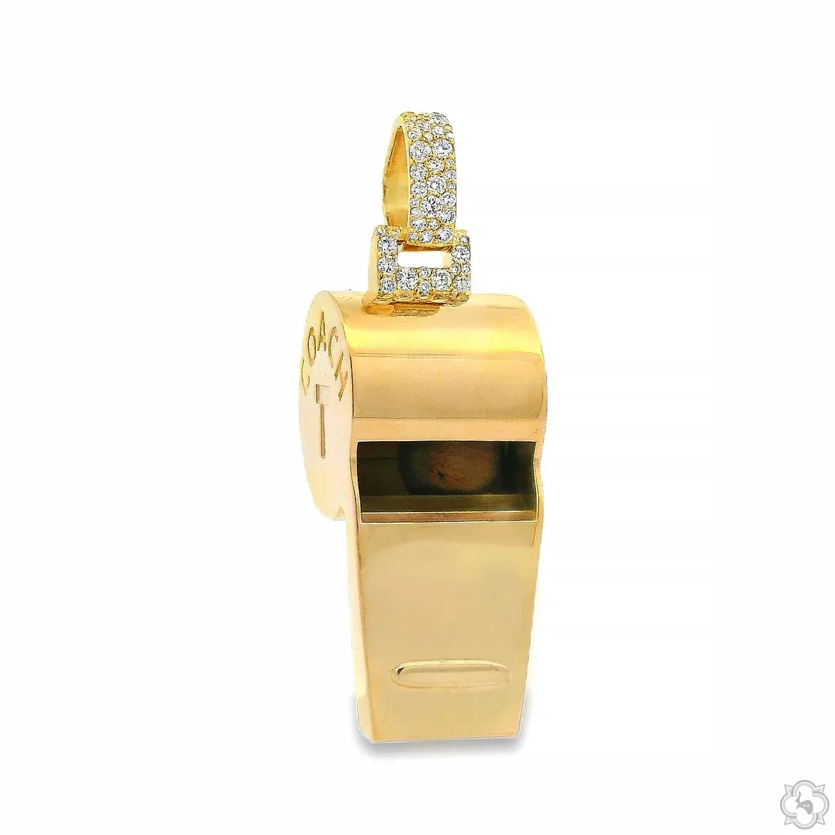 RINA - For Him CUSTOM Custom Made Diamond Coach Whistle Pendant 70856 in Rose Gold – Pendant