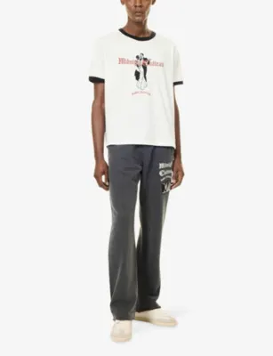 DUKE & DEXTER MC Dancers Vintage Studded Graphic-Print Cotton T-Shirt detail 2