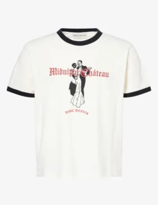 DUKE & DEXTER MC Dancers Vintage Studded Graphic-Print Cotton T-Shirt