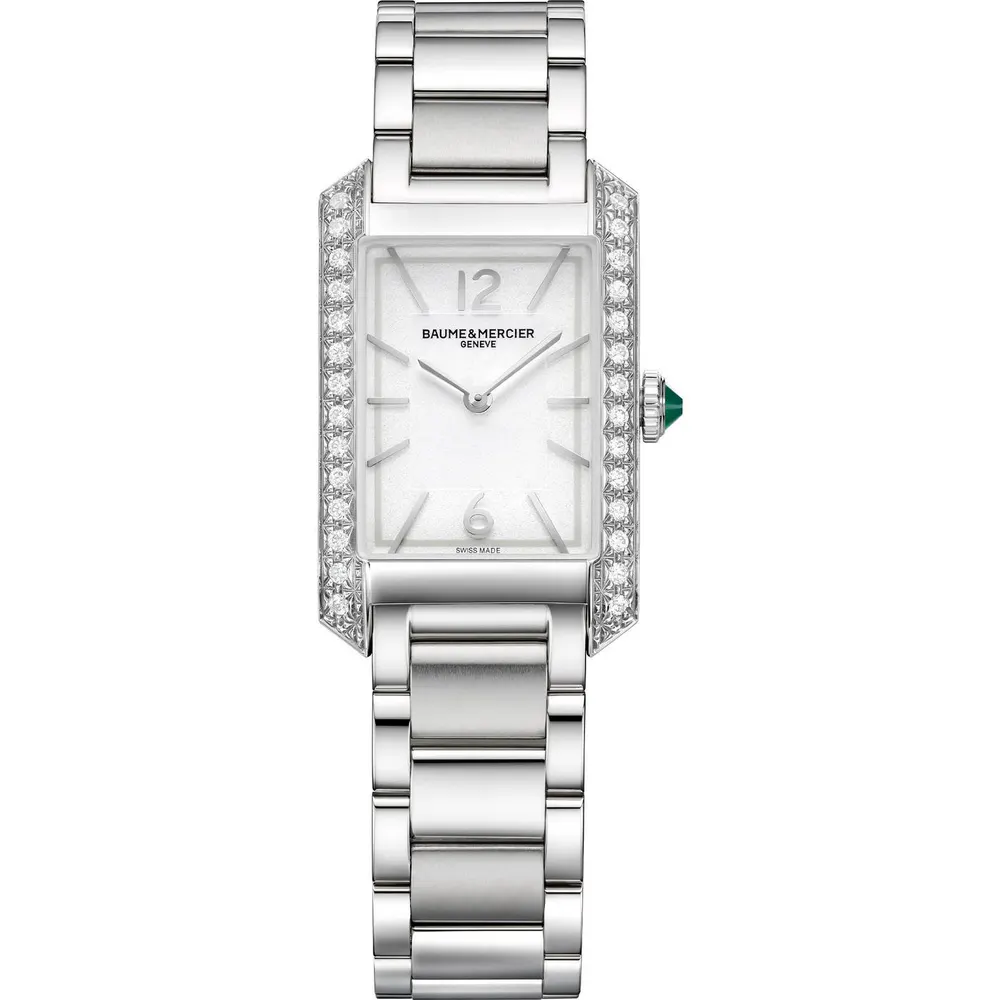 Baume and Mercier Hampton Automatic Analogue Watch in Grey/Steel – Accessories