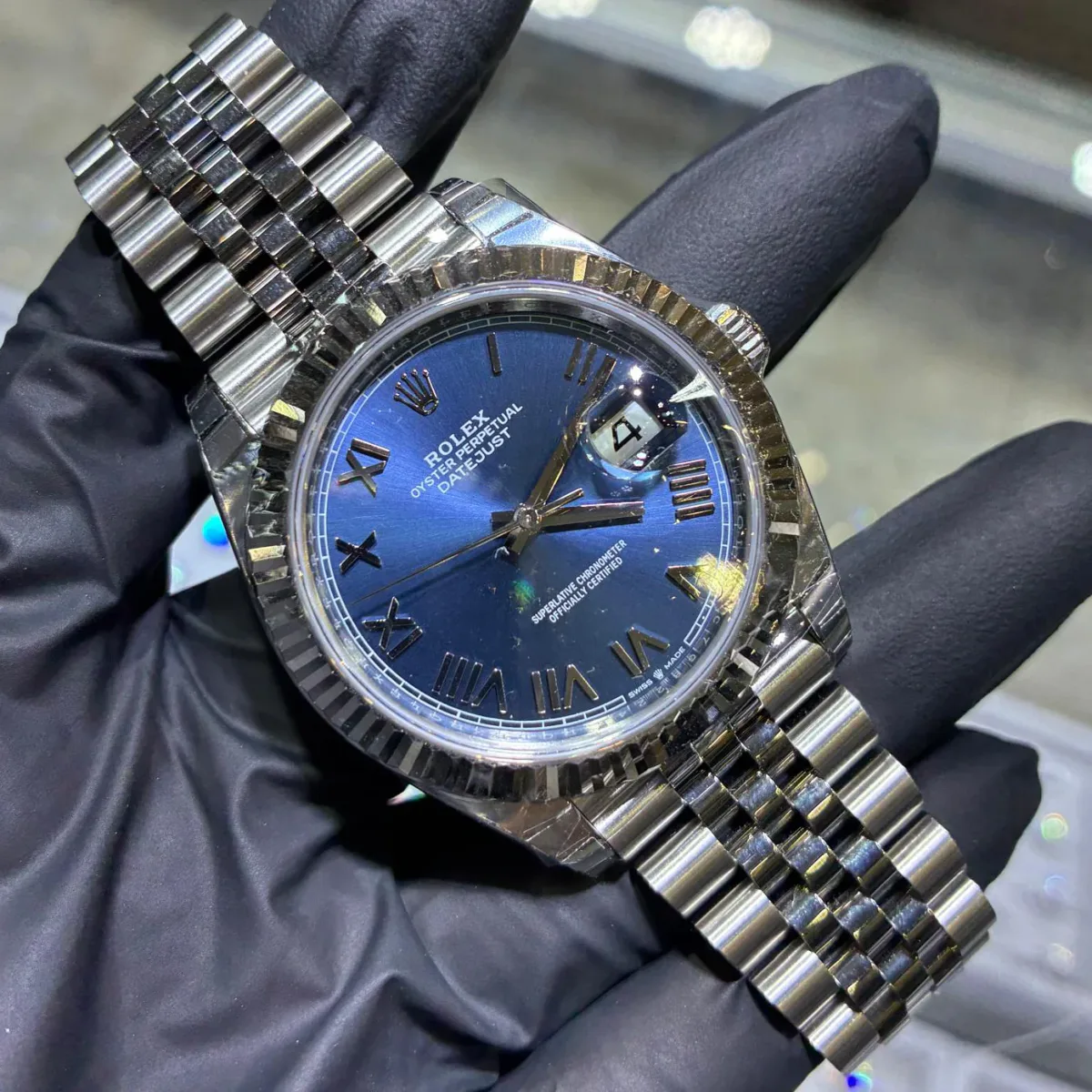 ANKUR - For Him WATCHES 2026 Rolex Datejust 41mm | Oystersteel | Blue Roman Dial – Watch