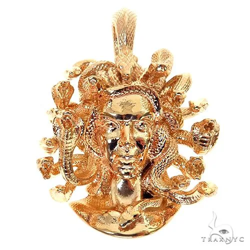 RINA - For Him DISCORD MAX Medusa Head Pendant 67558 in Rose Gold – Pendant