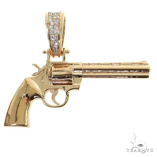RINA - For Him FACTORY 14K Gold Revolver Pendant 68877 in Rose Gold – Pendant