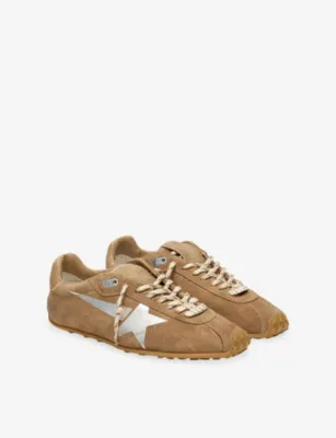 GOLDEN GOOSE Marathon Speed 15331 Suede Trainers - EUR 45 / 11 UK MEN in BEIGE COMB, additional product view 3