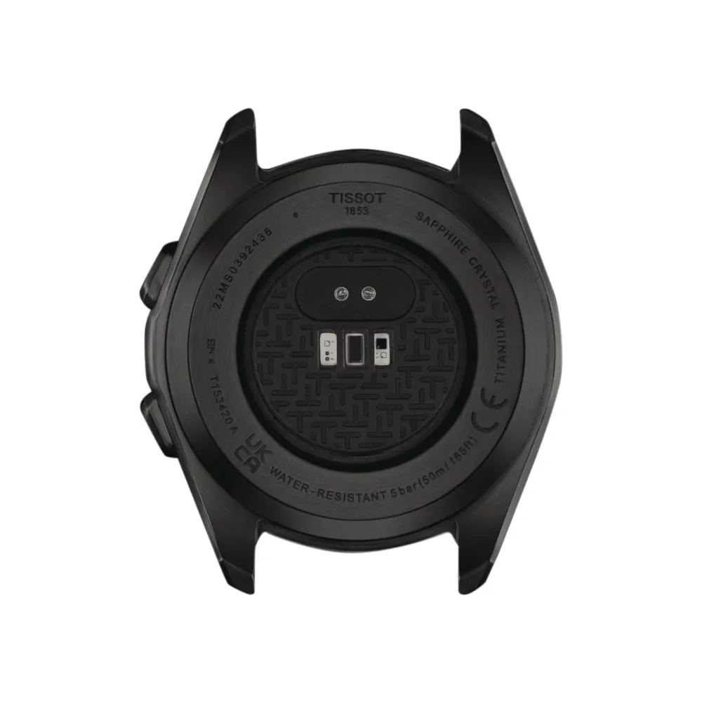 Tissot T-Touch Connect Sport 44mm Unisex Watch Black With Black Silicone Strap detail 3