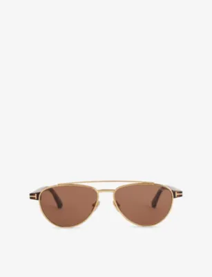 TOM FORD FT1361 Anthony 02 Aviator-Frame Metal Sunglasses
