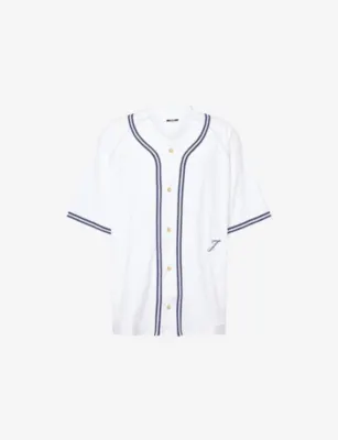JACQUEMUS Contrast-Trim Cotton-Blend Shirt