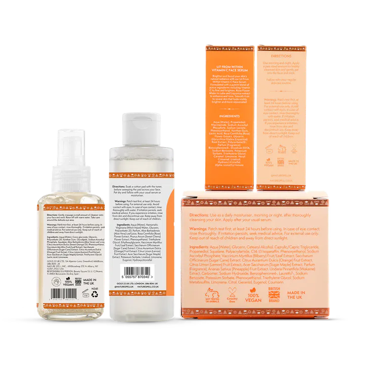 Nature Spell Vitamin C + Fruit Aha Skincare Set, additional product view 2
